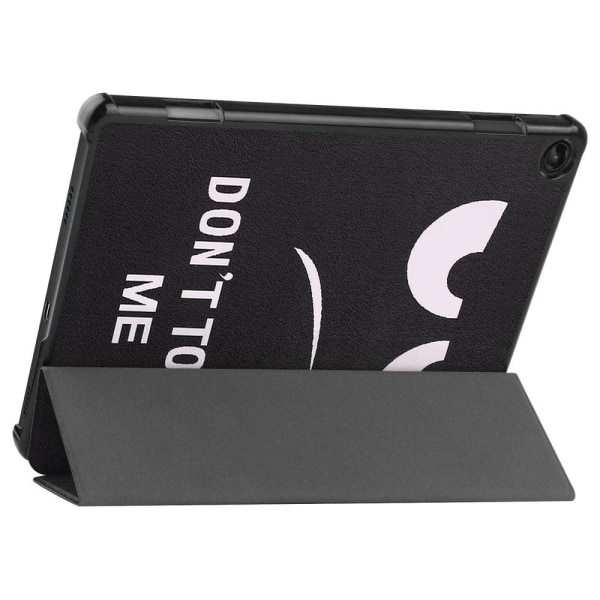 Trifold Stativdeksel for Lenovo Tab M10 (Gen 3) - Don't Touch Me Multicolor