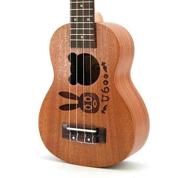 Sapele Ukulele 4-kielinen soitin Brown