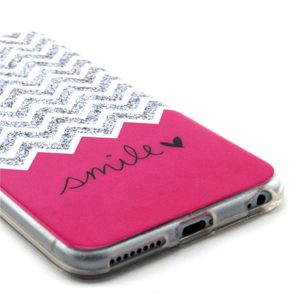 iPhone 6/6S 4,7" TPU - cover Chevron og Smile