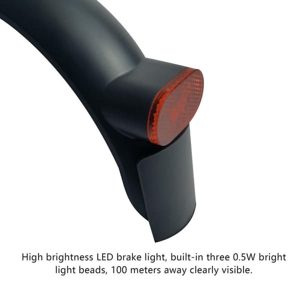 Bakskjerm med bremselys for Xiaomi M365 PRO 2 Scooter Black