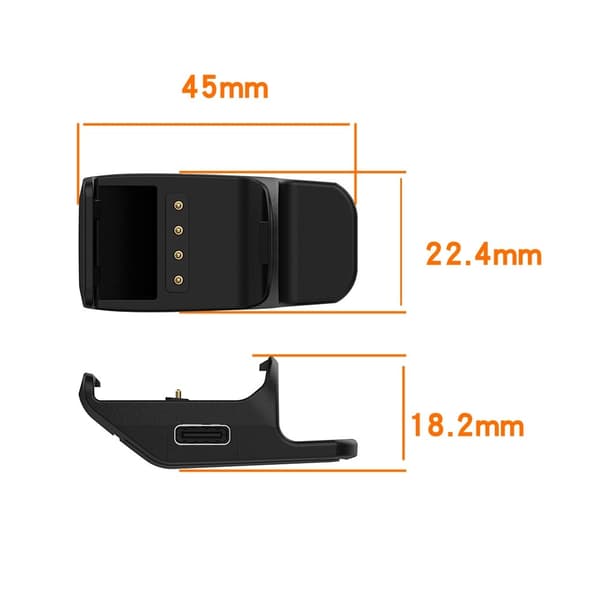 Oplader adapter til Garmin PT10 TB10 TT15mini T5mini PT6 hundehalsbånd Black