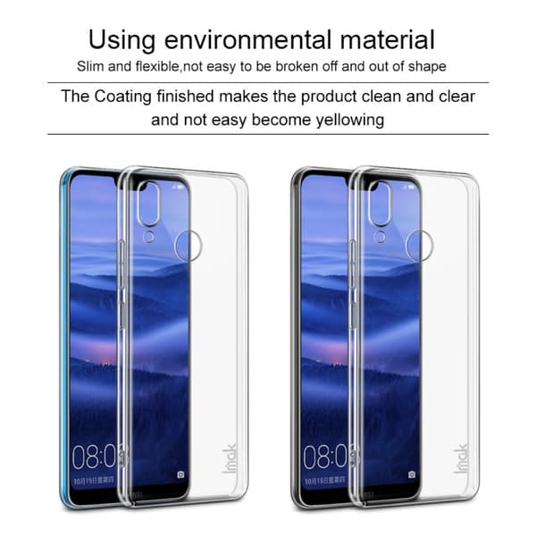 IMAK II Pro Hard plastcover til Huawei P20 Lite Transparent