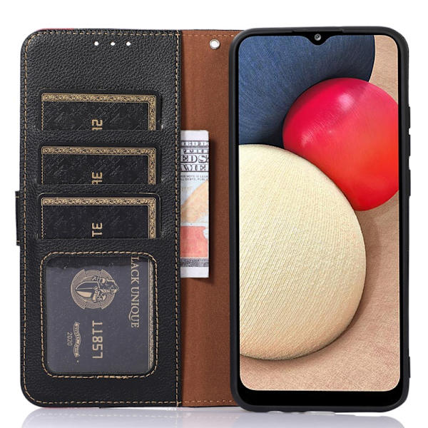 KHAZNEH Telefoncover til iPhone 15 Pro Max - Sort/Rød Black