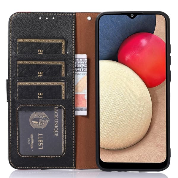 KHAZNEH till iPhone 15 Pro Max Plånboksfodral - Svart/Röd Svart