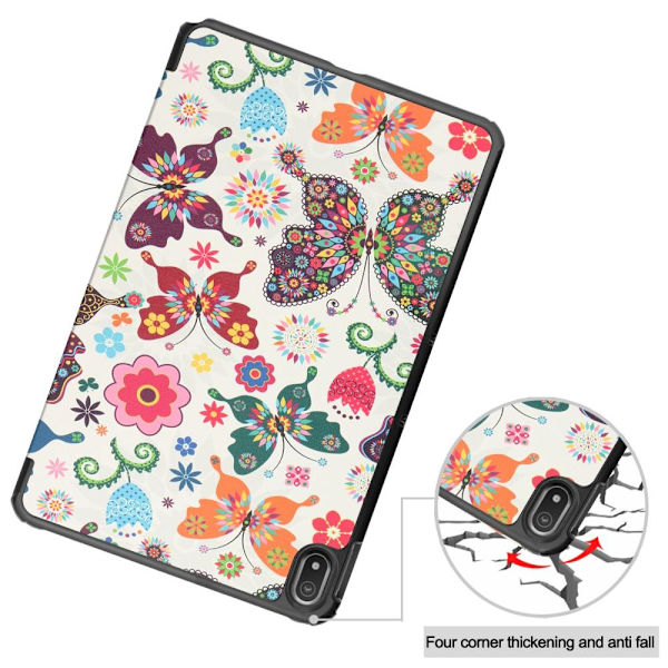 Tabletstativ Slim Fit Cover til Nokia T20 - Sommerfugle Multicolor