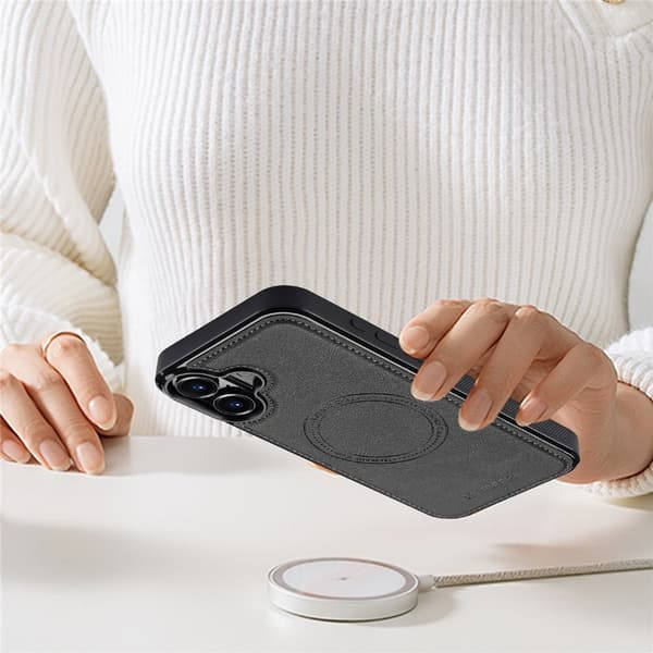 iPhone 17 Magneettinen Puhelinkotelo Black
