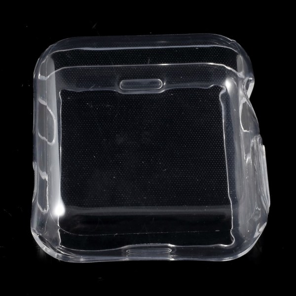 Klar Tpu-etui med skridsikker inderside til Apple Watch Series 3 2 1 Transparent