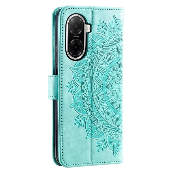 For Xiaomi Redmi A5 4G / Poco C71 4G Stativdeksel Totem Lommebokdeksel Green
