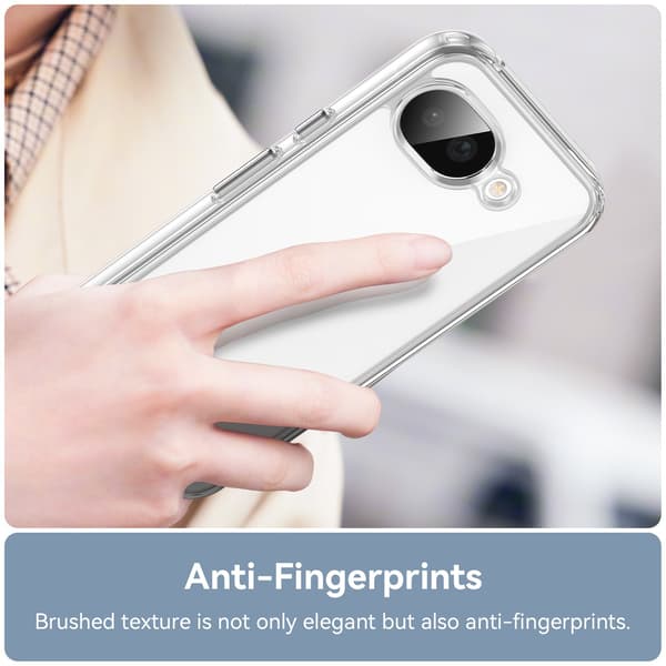 WANLONFENG puhelinkotelo ja näytönsuoja Google Pixel 10a - puhelimelle Transparent