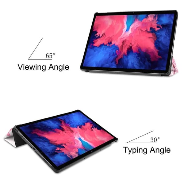 Trefoldelig taske til Lenovo Tab P11 TB - J606F/P11 Plus - Skjønnhet Multicolor