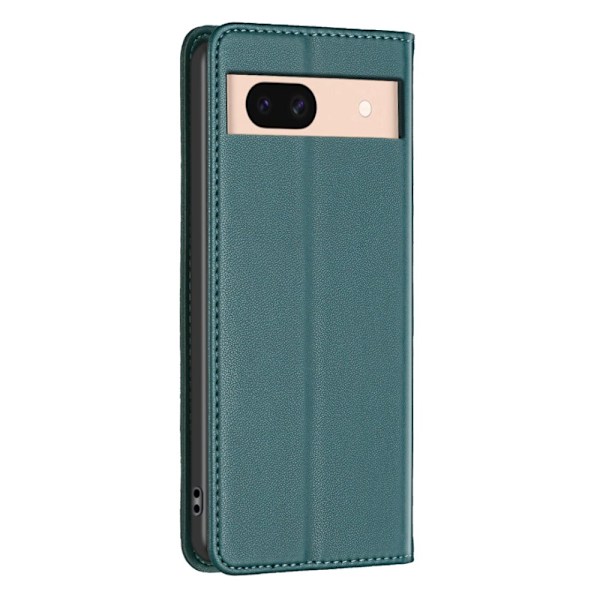 BINFEN COLOR Til Google Pixel 8a Etui PU Læder Telefoncover Green
