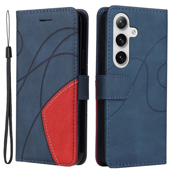 KT Lommebok - deksel til Samsung Galaxy S25/S24 - Blå Blue