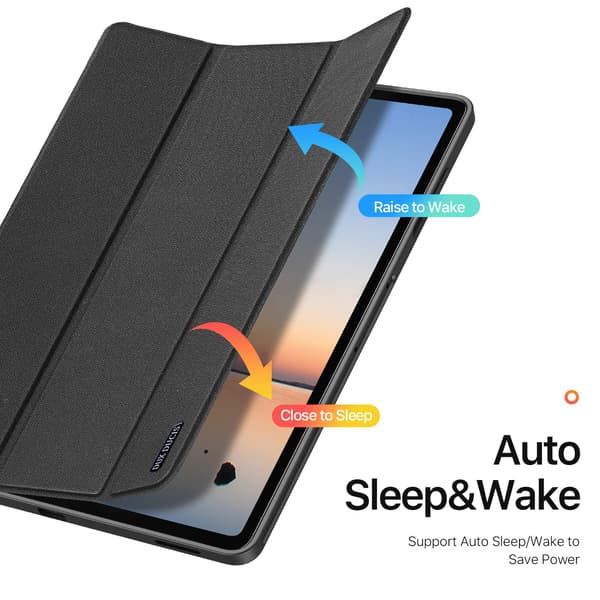 DUX DUCIS Tabletcover med støtteben til Samsung Galaxy Tab S12+ Black