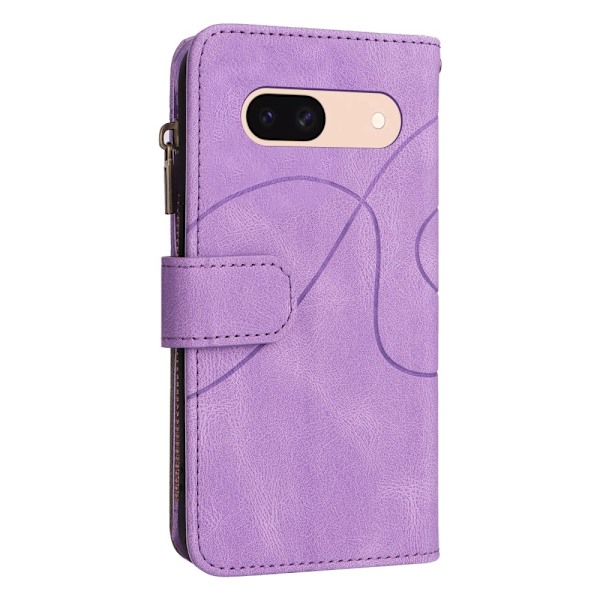 KT Multifunksjons Serie-5 For Pixel 8a Telefonveske Purple