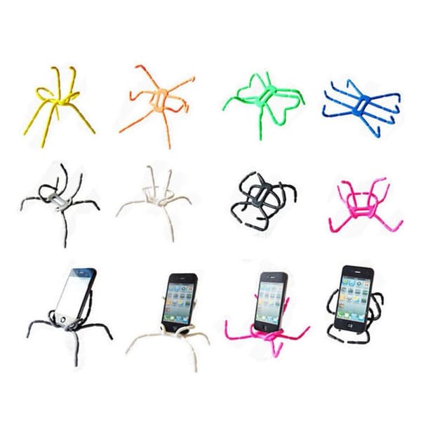 Holder til Smartphone Fleksibel Spindelholder - Sort Black