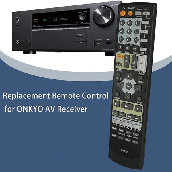 Fjärrkontroll Ersättning RC-607M För Onkyo Förstärkare Svart
