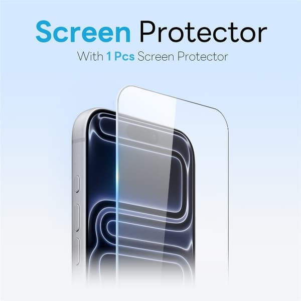 NORTHJO Magnetisk telefondekselsett til iPhone 18 Pro Max Transparent