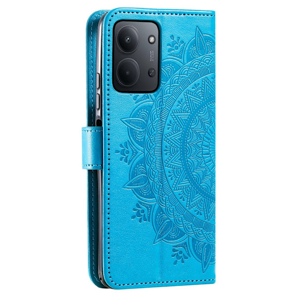 För Xiaomi Redmi 15C Stativfodral Totem Plånboksfodral Blå