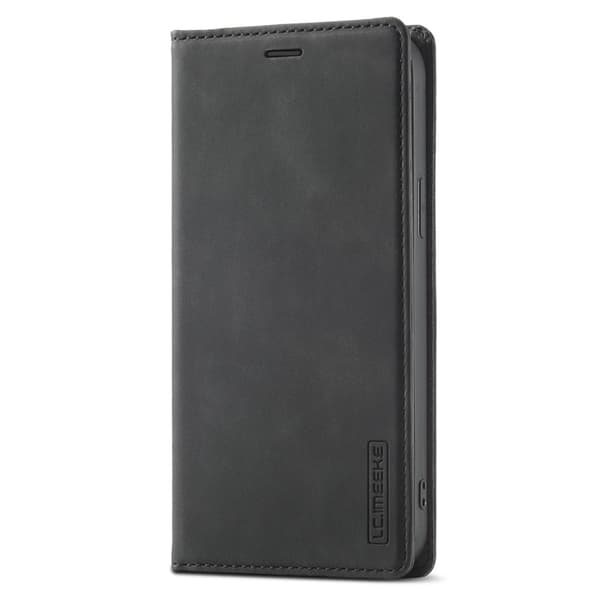 LC.IMEEKE Magnetisk telefontaske til iPhone 15 Pro Stand Wallet Cover Black