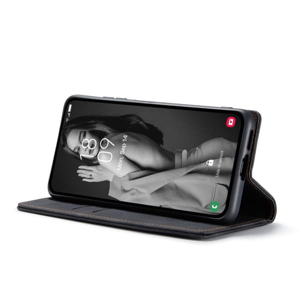 CASEME Retro Pung Taske til Samsung Galaxy A55 - Sort Black