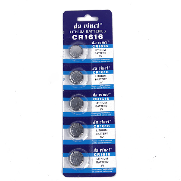 Button Coin Cells Battery CR1616 Silver