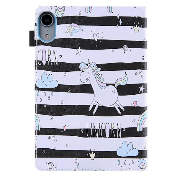 Til iPad 10.9 (2022) Tabletetui Cover Foldbart stativ - Hest White
