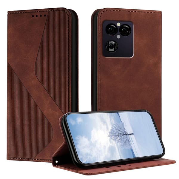 Plånboksfodral med Stativ för Sony Xperia 1 VIII Brown