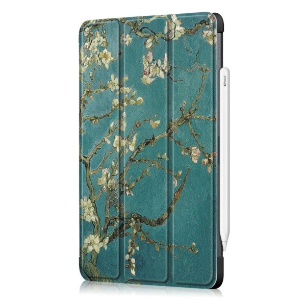 Tri-fold etui til iPad Pro 11 (2020) / (2018) - Peach Blossom Green