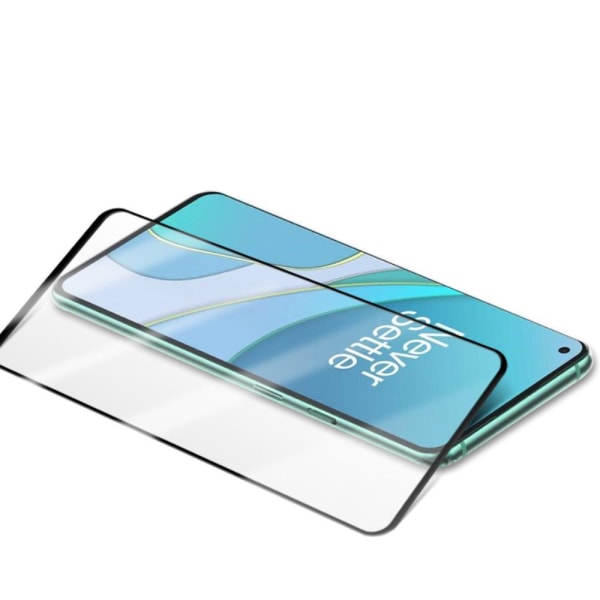 AMORUS OnePlus 8T Härdat glas - Svart Transparent
