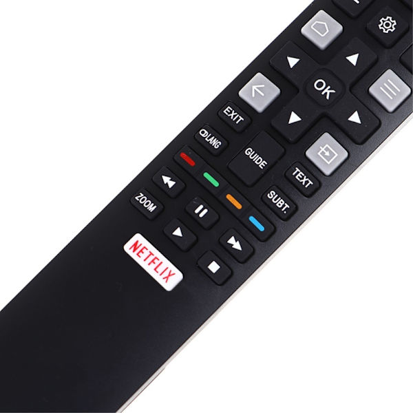 TV fjärrkontroll Ersättning för RC802N TCL TV Svart