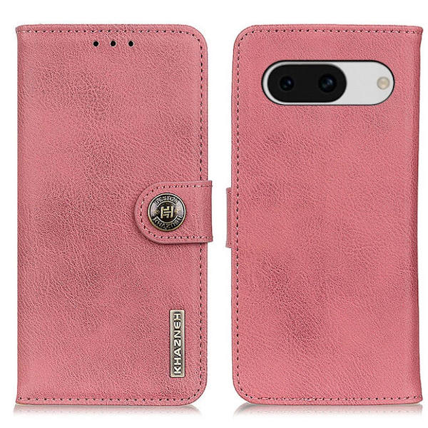 KHAZNEH tegnebogstaske til Google Pixel 8a Pink