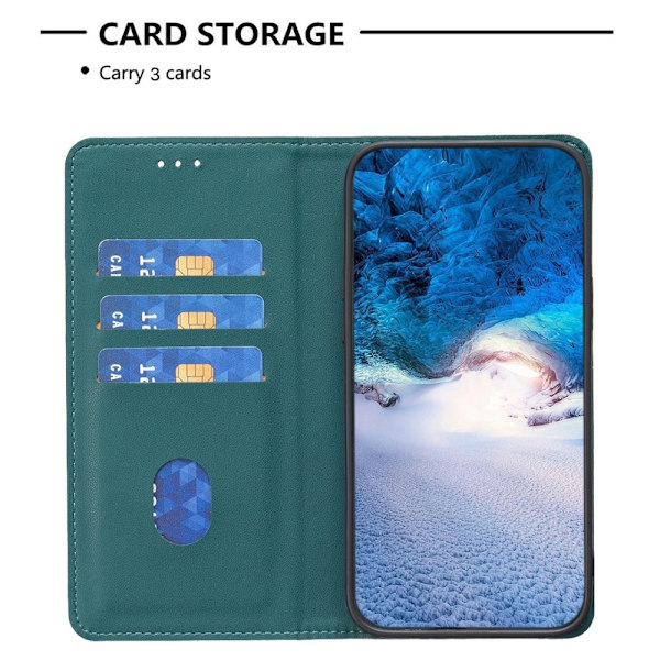 BINFEN COLOR För Google Pixel 8a Fodral Telefonfodral Grön