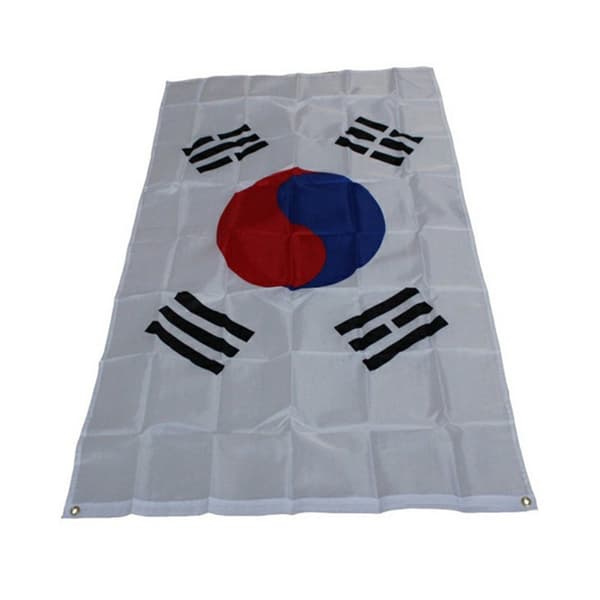 Sør-Korea Flagg 90x150 cm banner utendørs innendørs festdekorasjon Red