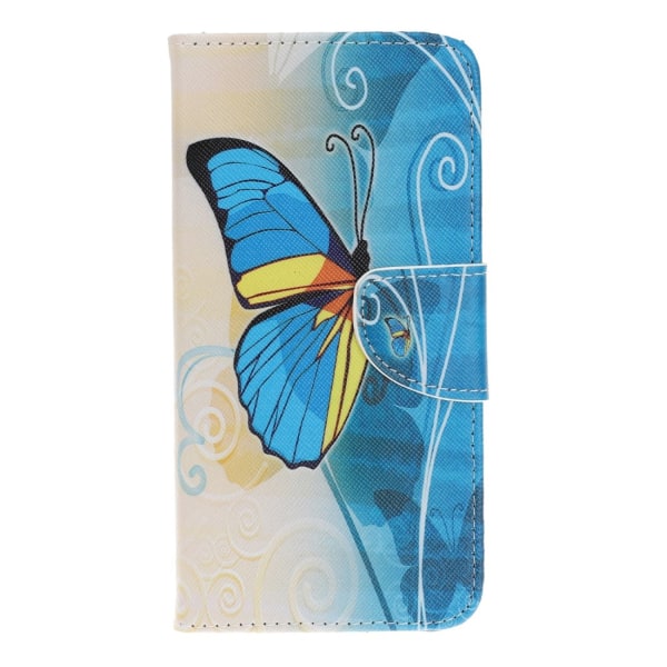 Samsung Galaxy A40 Plånboksfodral - Blue Butterfly Blå