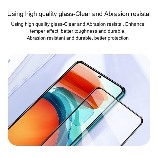 Til Xiaomi Redmi Note 12 Pro Amorus hærdet glas Fuldskærm 2 stk Transparent