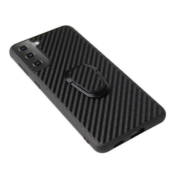 Samsung Galaxy S21+ (S21 Plus) Fingerring Stativetui Magnet Black