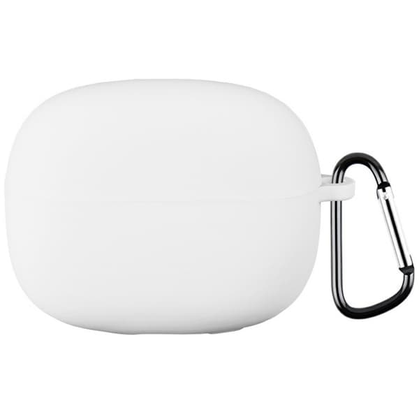 För Xiaomi Redmi Buds 6 Pro Silikonskal – Skyddsfodral med karbinhake Vit