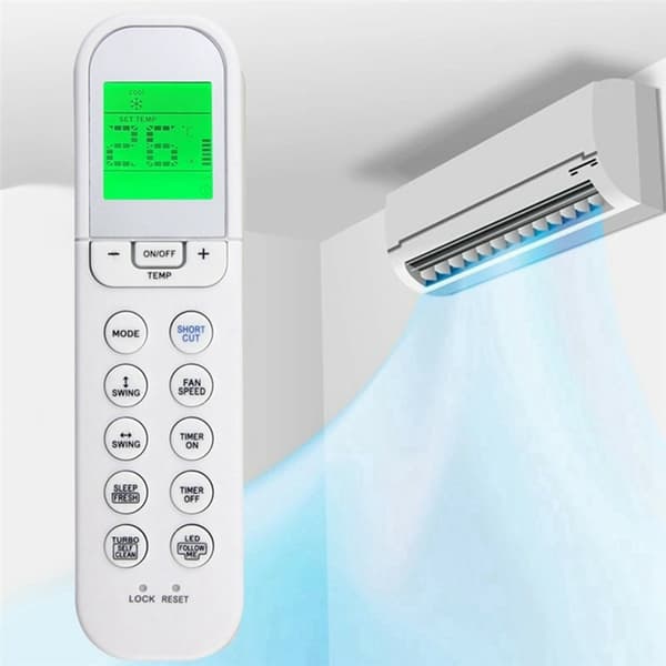Fjärrkontroll Ersättning för RG36A11 / BGEF för Midea Air Conditioner Vit