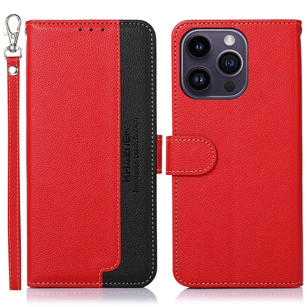 KHAZNEH puhelimen kansi iPhone 15 Pro - punainen/musta Red