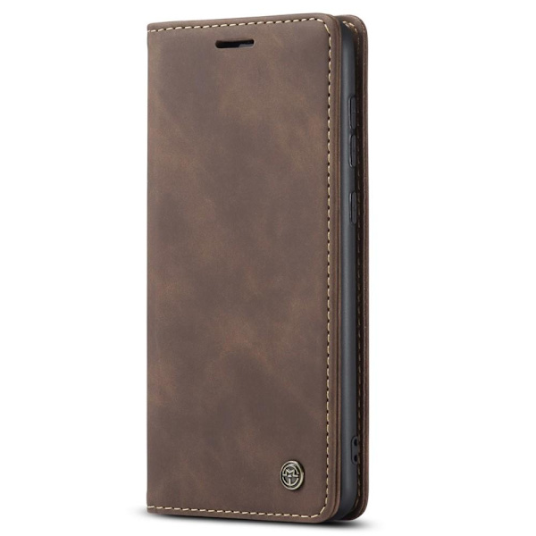 CASEME Retro Wallet Case for Samsung Galaxy A33 5G - Coffee Brown