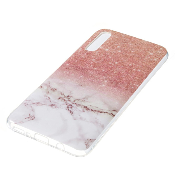 MTK Samsung Galaxy A70 TPU Marmor - Stil J Black