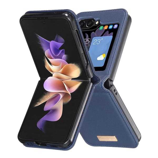 BINFEN COLOR Stöttåligt telefonfodral till Samsung Galaxy Z Flip8 Blå