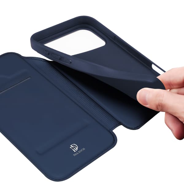 DUX DUCIS Telefoncover med støtteben til iPhone 18 Pro / 17 Pro Blue