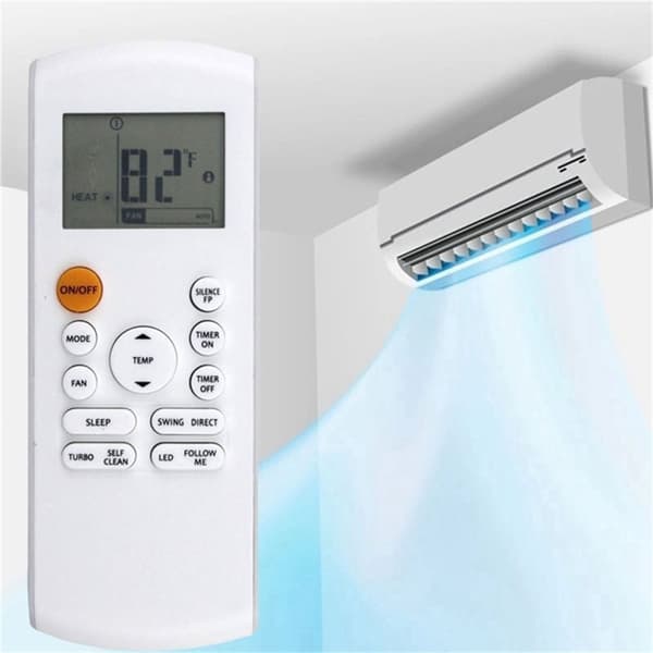 Fjärrkontroll Ersättning för RRG57A6 / BGEFU1 för Midea Air Conditioner Vit