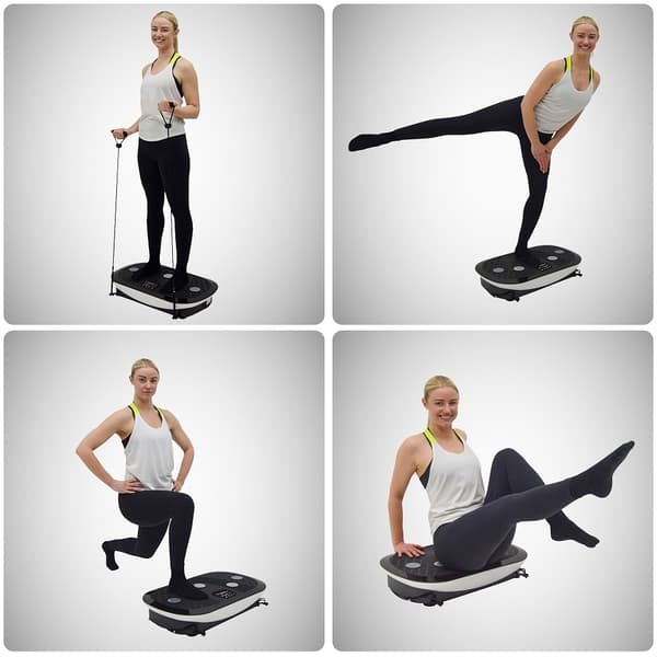 FitnessPlate Future 3D - Vibrationsplatta Svart