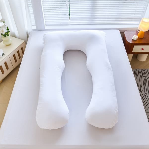U-kudde 100x160 cm Vit one size