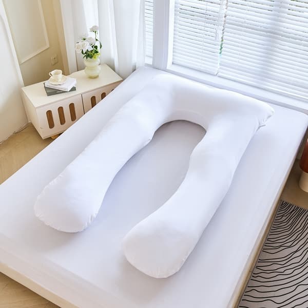 U-kudde 100x160 cm Vit one size