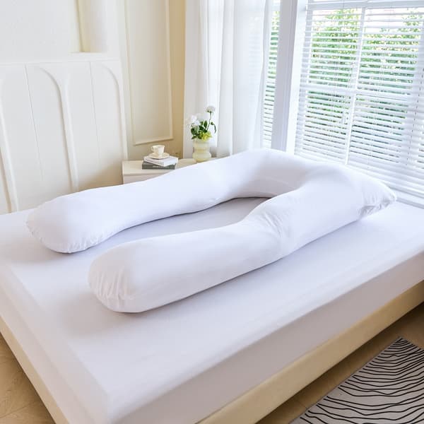 U-kudde 100x160 cm Vit one size