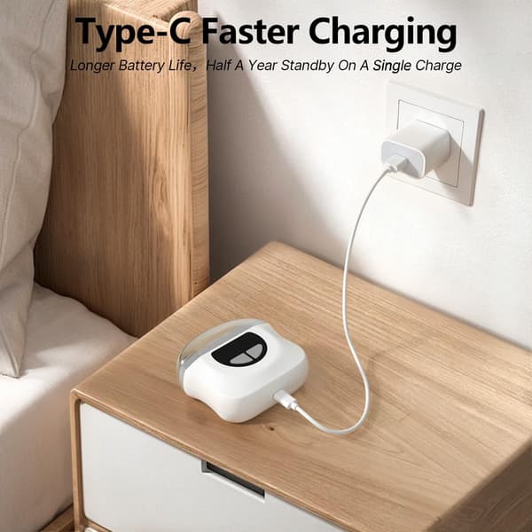 Elektrisk Negleklipper, med 3 hastigheder, LED-belysning og opbevaringsboks grey