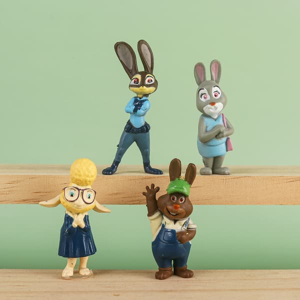 12 kpl Disney Pixar Zootopia Zootropolis -lelufiguuri